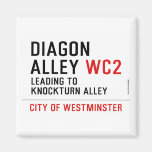 Diagon  Alley  Magnets (more shapes)