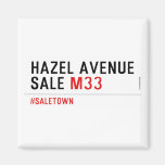 Hazel Avenue  Sale  Magnets (more shapes)