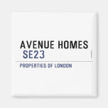 Avenue Homes   Magnets (more shapes)