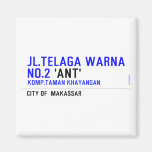 jl.telaga warna no.2  Magnets (more shapes)