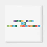 keep calm 
 and 
 love chemistry  Magnets (more shapes)