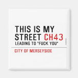 This is my  street  Magnets (more shapes)