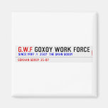 G.W.F  Magnets (more shapes)