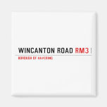 WINCANTON ROAD  Magnets (more shapes)