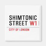 Shimtonic Street  Magnets (more shapes)