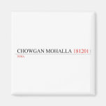 Chowgan mohalla  Magnets (more shapes)