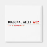 Diagonal Alley  Magnets (more shapes)