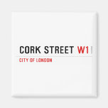 Cork Street  Magnets (more shapes)