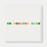 the periodic table  Magnets (more shapes)