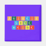 Periodic
 Table
 Writer  Magnets (more shapes)