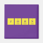 John  Magnets (more shapes)