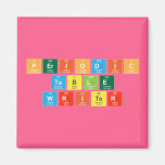 Periodic
 Table
 Writer  Magnets (more shapes)