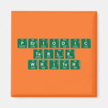 Periodic
 Table
 Writer  Magnets (more shapes)
