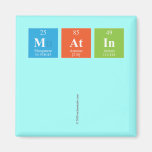 MATIN
 
   Magnets (more shapes)