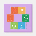 Bro
 I am
 Gay  Magnets (more shapes)