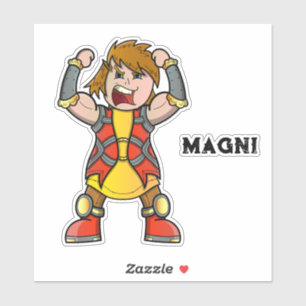 Magni Norse Mythology Sticker