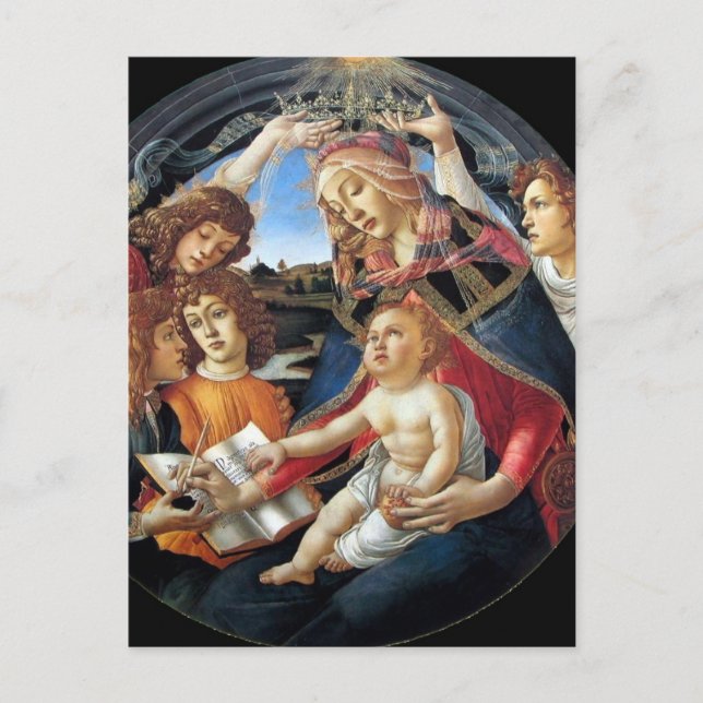 Magnificat Madonna Postcard (Front)