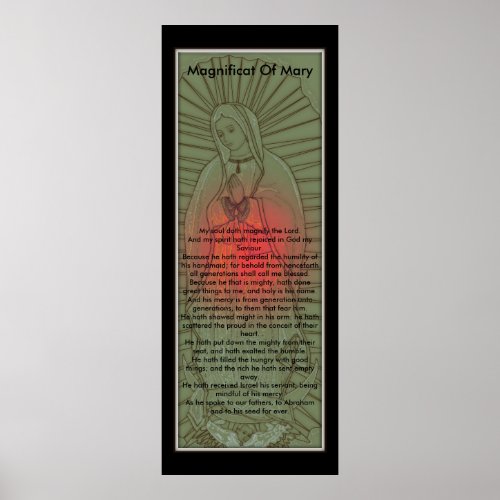 Magnificat of The Blessed Virgin Mary Poster