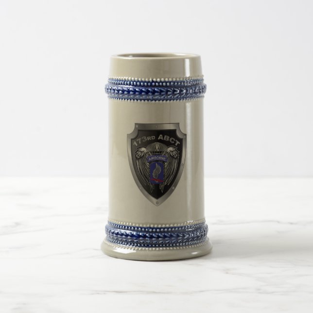 Magnificent 173rd Airborne Brigade Combat Team Beer Stein (Center)