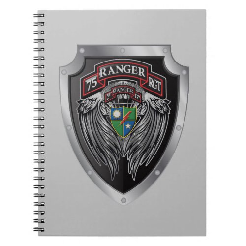 Magnificent 2nd Bat 75th Ranger Regimental Scroll Notebook