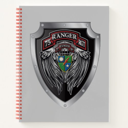 Magnificent 3rd Bat 75th Ranger Regimental Scroll Notebook