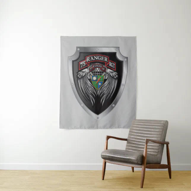 Magnificent 3rd Bat 75th Ranger Regimental Scroll Tapestry | Zazzle