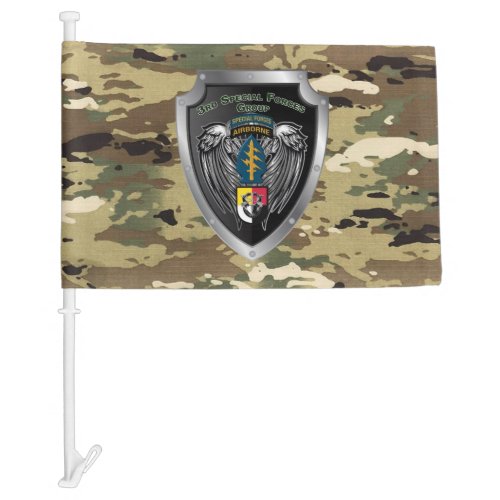 Magnificent 3rd Special Forces Group A Car Flag