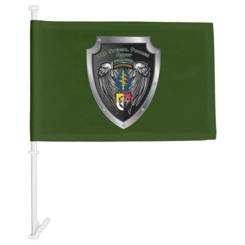 Magnificent 3rd Special Forces Group Car Flag