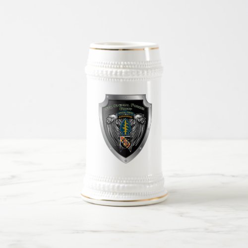 Magnificent 5th Special Forces Group Airborne Beer Stein
