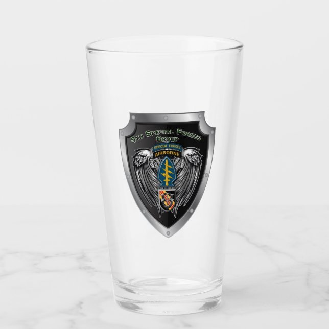 Magnificent 5th Special Forces Group (Airborne) Glass (Front)