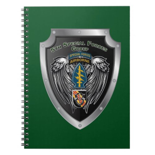 Magnificent 5th Special Forces Group Airborne Notebook