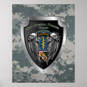 Magnificent 5th Special Forces Group (Airborne) Poster