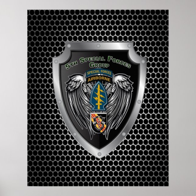Magnificent 5th Special Forces Group (Airborne) Poster (Front)