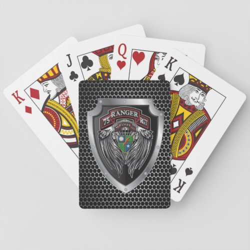 Magnificent 75th Ranger Regiment Playing Cards