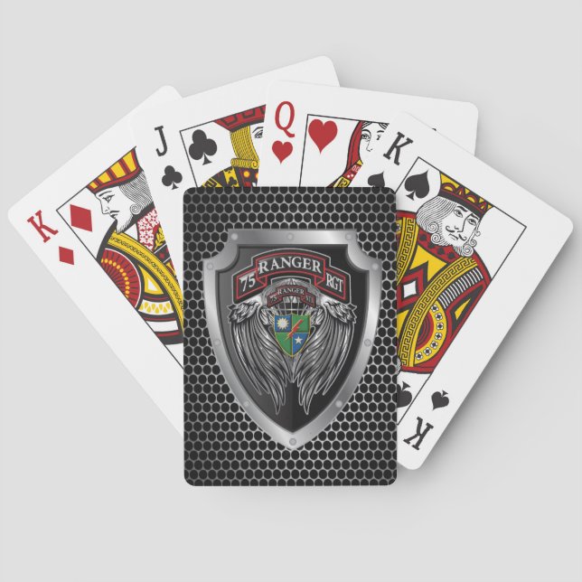 Magnificent 75th Ranger Regiment Poker Cards (Back)