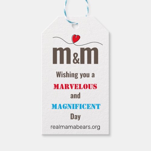 Magnificent and Marvelous Gift Tag