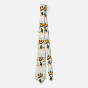 Magnificent Bird of Paradise by John Gould Neck Tie