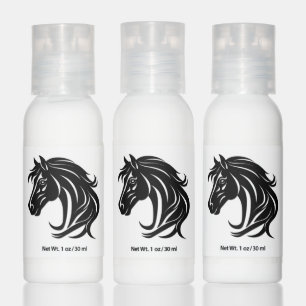 Magnificent Black Horse Head Hand Lotion