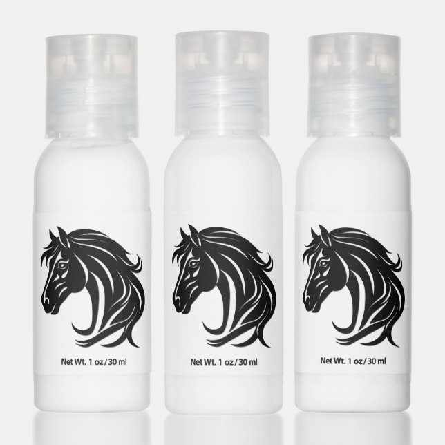 Magnificent Black Horse Head   Hand Lotion (Set)