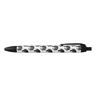 Magnificent Black Horse Head Pen