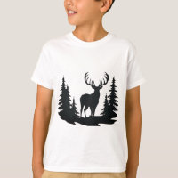 Magnificent Buck Among Pine Trees