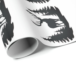 Magnificent Buck Among Pine Trees Wrapping Paper