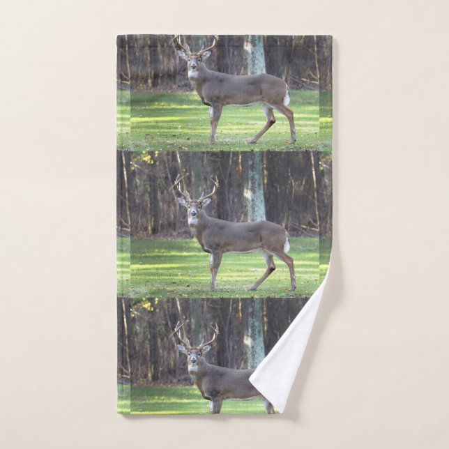 Magnificent Buck Bathroom Towel Set (Hand Towel)