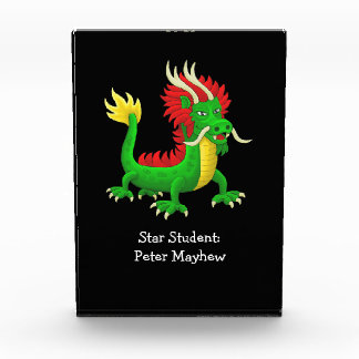 Magnificent Chinese Dragon Acrylic Award