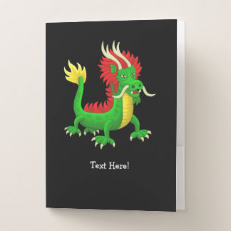 Magnificent Chinese Dragon Pocket Folder