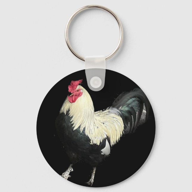 Magnificent Cockerel No 1   Keychain (Front)