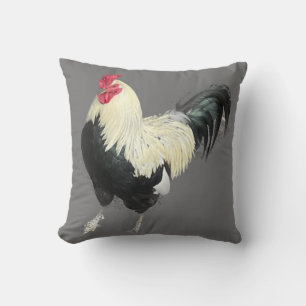Magnificent Cockerel No 1 Throw Pillow
