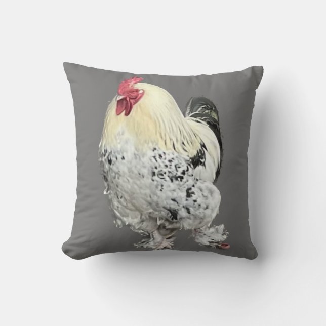 Magnificent Cockerel No 2   Throw Pillow (Front)