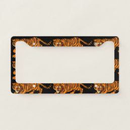 Magnificent Cool Gorgeous Scary Tiger License Plate Frame