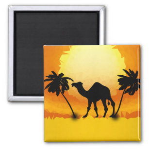 Magnificent Cool Perfect Sunset Camel  Magnet
